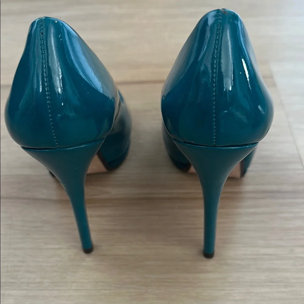 Zara Blue Heels Sleek Design - Picture 4 of 7